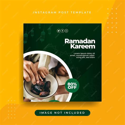 Luxury Modern Ramadhan Kareem E Convite Iftar Para Modelo De Plano De