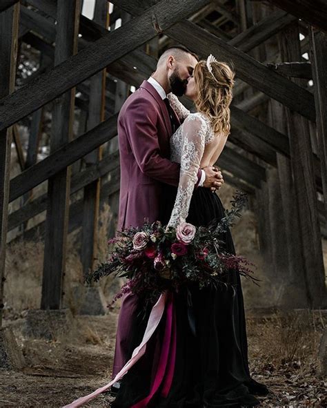 We Loved Designing And Creating This Moody Edgy Wedding Complete With