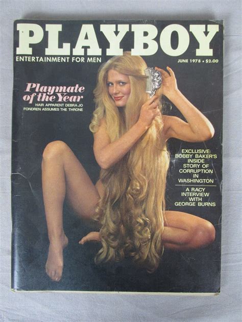 Mavin Vintage Playboy Magazine June Debra Jo Fondren Pmoy