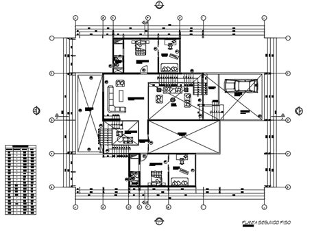 25x20m Bungalow House First Floor Plan Autocad Drawing Cadbull