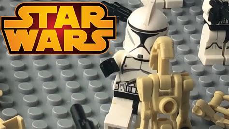 The Clone That Punched A Droid Lego Star Wars Stopmotion YouTube
