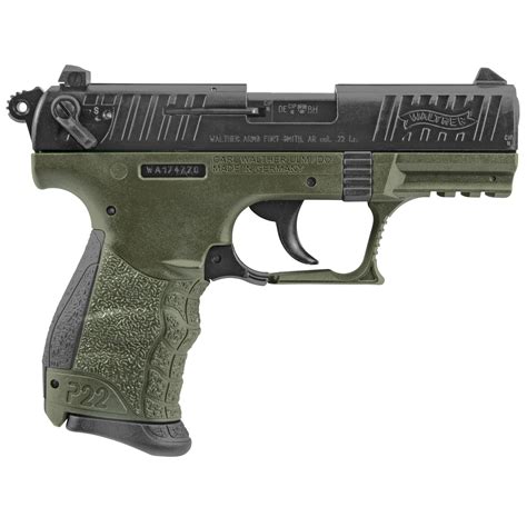 Walther P22 Ca Double Actionsingle Action Compact 34 22lr 10rd