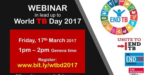 Cns Call To Register Webinar In Lead Up To World Tb Day 2017 Unite