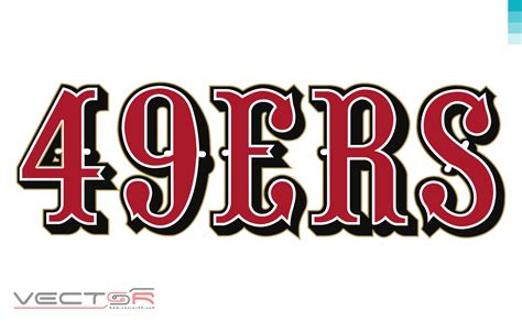 San Francisco 49ers Wordmark Svg Download Free Vectors Vector69