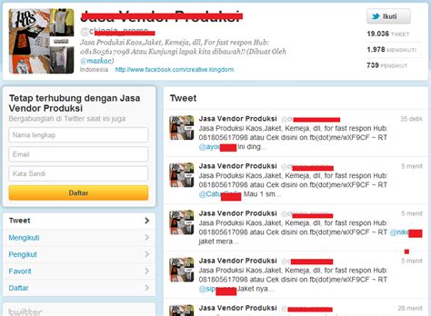 Kita dapat menggunakan media seperti flyer, spanduk. Hadialatas: Jasa twitter auto mention