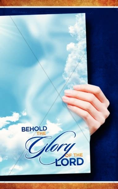 Glory Of God Bulletin Cover Sharefaith Media