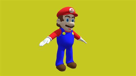 Mario Download Free 3d Model By Themarik Bc65c57 Sketchfab