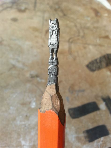 Finn And Jake Pencil Carving Imgur