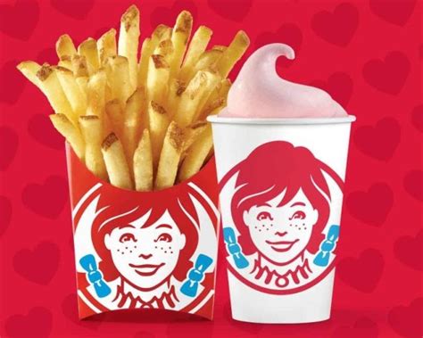Free Medium Fries With Any Frosty Purchase Made Via Wendys App Through