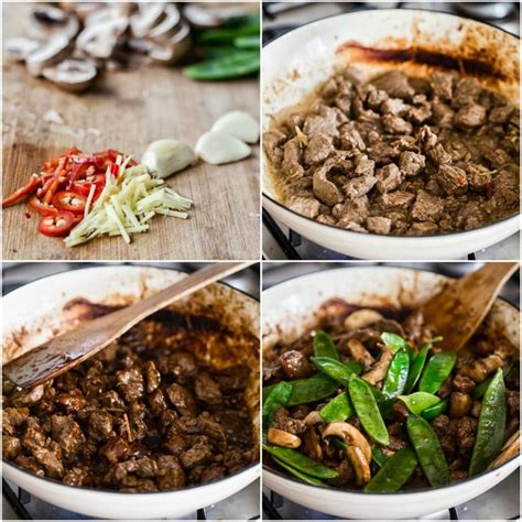 Had this recipe for years andit is delicious. Beef, Mushroom and Snow Pea Stir Fry - Vikalinka
