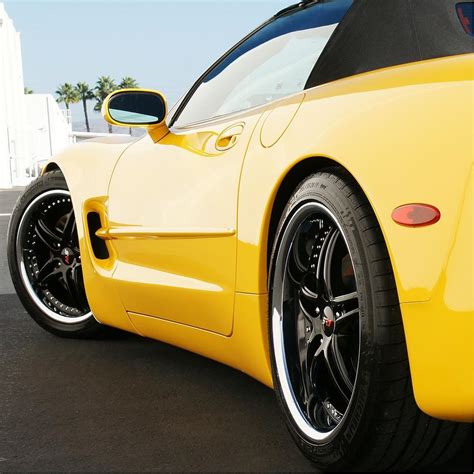 Corvette Sr1 Performance Wheels Bullet Series Black Center Wpolis