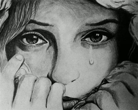 Crying Face Drawing At Explore Collection Of