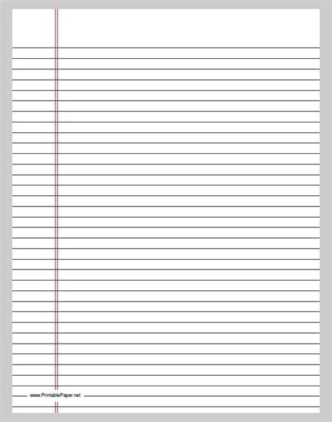 Microsoft Word Lined Paper Template