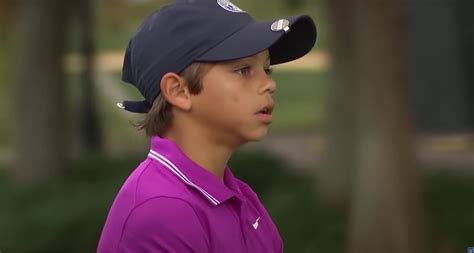 Tiger Woods And Elin Nordegrens Son Charlie Is All Grown Up Sit Down
