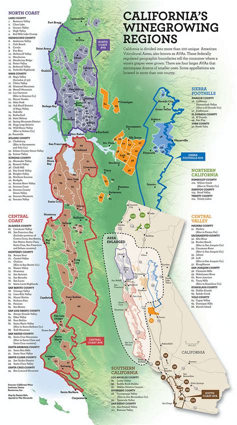 Californias Wine Growing Regions