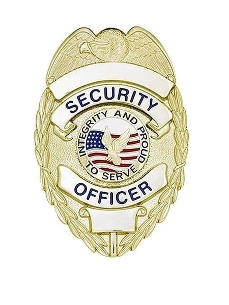 Heros Pride Security Officer Lightweight Badge 4205