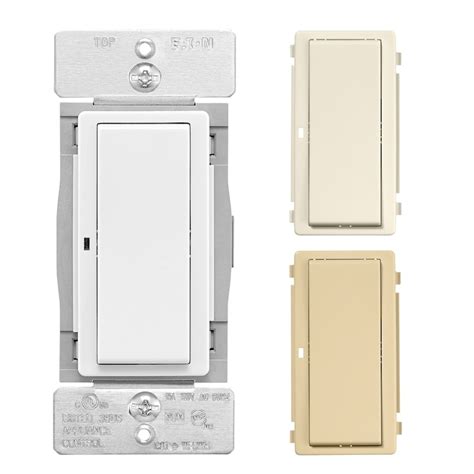 Eaton Wi Fi Smart 15 Amp Single Pole3 Way Smart Push Light Switch