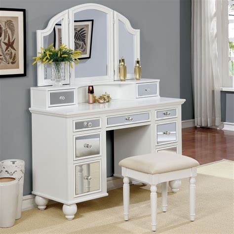 Furniture of America Nena Glam 3-piece Vanity Set - Overstock
