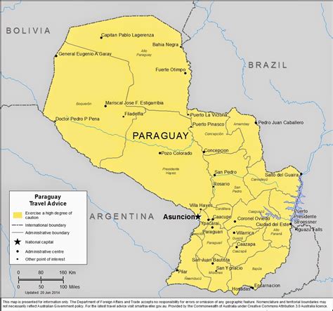 Mapa Da Fronteira Brasil Paraguai