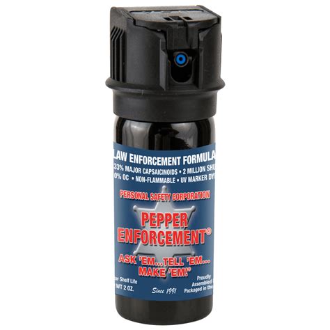 Pepper Enforcement Splatter Stream Pepper Spray 2 Oz