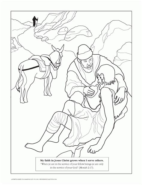 The Good Samaritan Coloring Pages Coloring Home