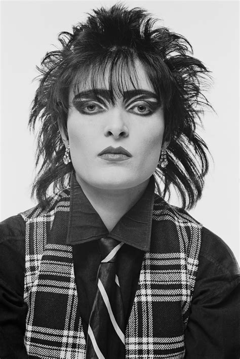 Vocalist Siouxsie Sioux Of British Band Siouxsie And The Banshees
