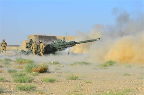 Dvids Images Red Lion Soldiers Fire M777s At Fob Al Masaak Image 5