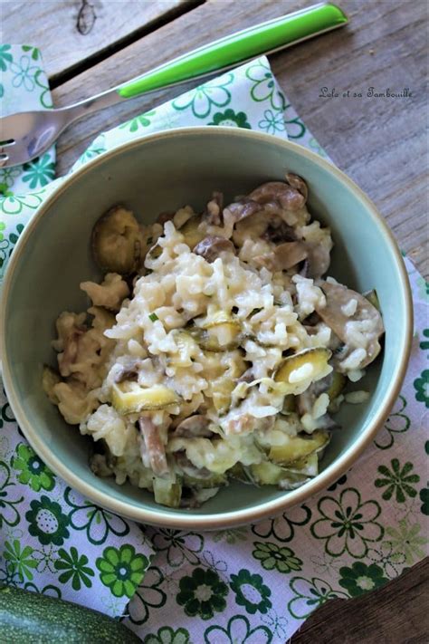 Risotto de courgettes façon Cyril Lignac Recette de Lolo et sa