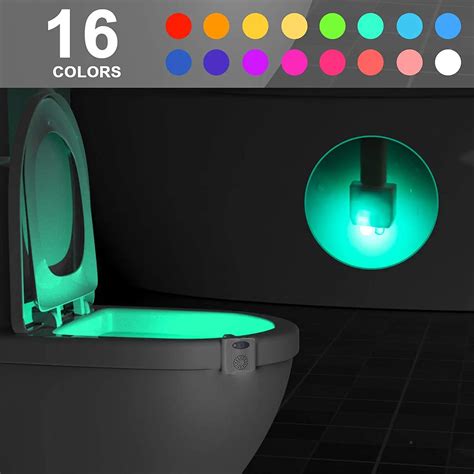 New Toilet Bowl Led Lamps Color Change Lighting Motion Sensor Small Led Toilet Bowl Night