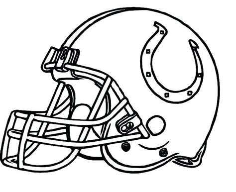 Free printable football helmet coloring pages for kids. Football Helmet Drawing | Free download on ClipArtMag
