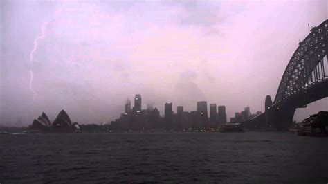 Severe Thunderstorms Hit Sydney Youtube