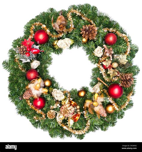 Christmas Wreath Stock Photo Alamy