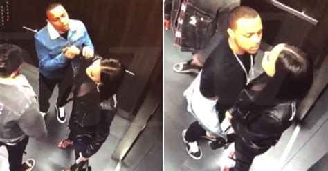 Surveillance Video Shows Bow Wow Yelling At Kiyomi Leslie And Getting All