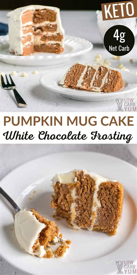 Why you should avoid saturated fats. Keto Pumpkin Mug Cake with White Chocolate Frosting | Low Carb Yum