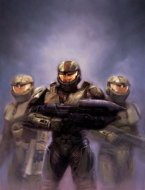 Spartan Ii Red Team With Images Halo Master Chief Armor Concept Red Team