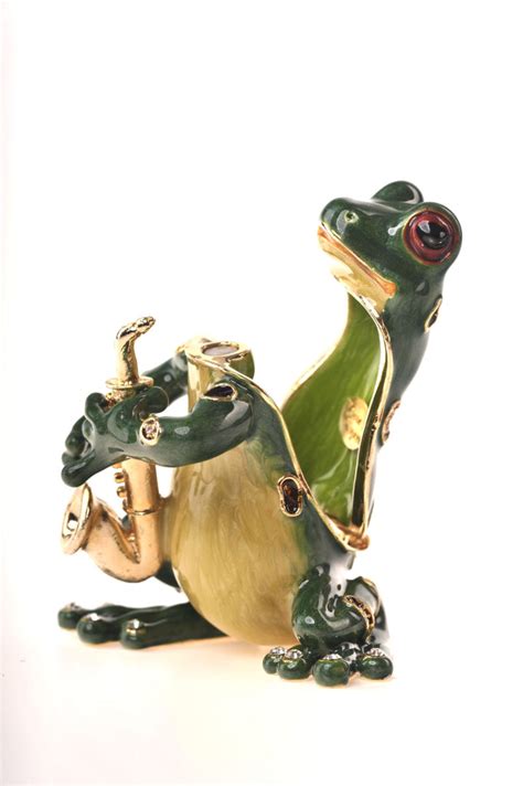 Frog Playing The Saxophone Keren Kopal