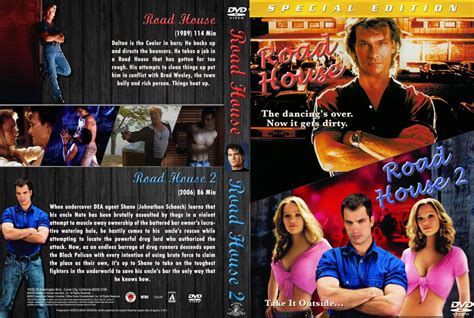 Road House Double Feature Movie DVD Custom Covers Roadhouse Double DVD Covers
