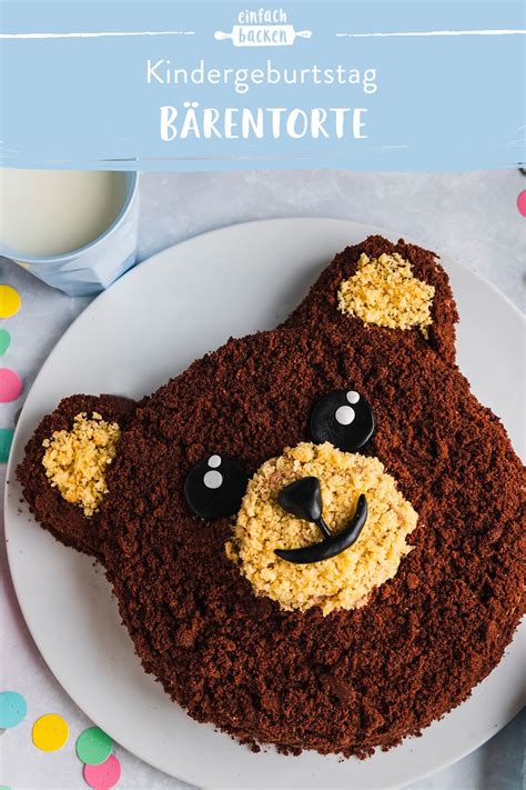 Nuss kuchen ohne fett, mit tollem und einfachem dekor. Bärentorte - einfacher Kindergeburtstags-Kuchen | Die ...