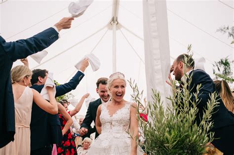 Humanist outdoor wedding - David and Amelia's cotswolds celebration