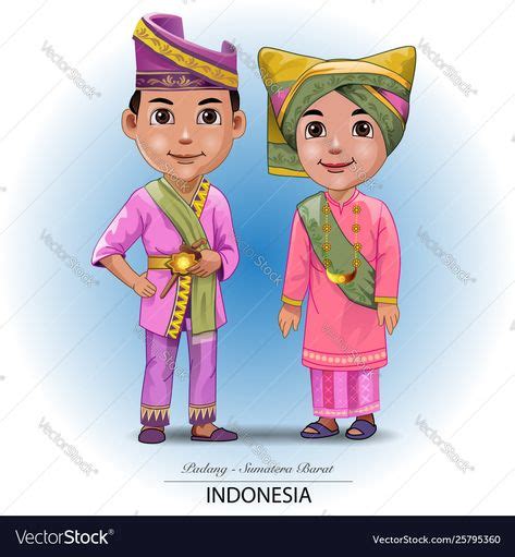 19 Baju Adat Indonesia Ideas Traditional Outfits Vector Images