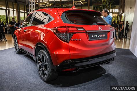 2018 Honda Hr V Facelift Open For Booking In Malaysia New Rs Variant