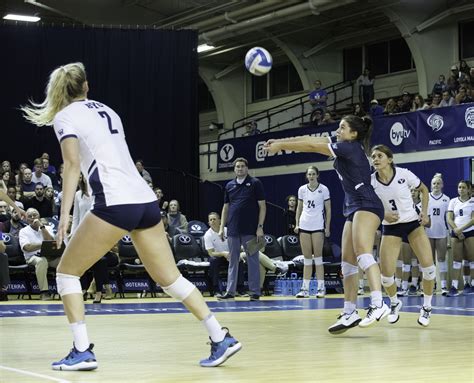 Byu Womens Volleyball Continues Winning Streak Against Pacific The Daily Universe