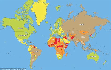 Worlds Most Dangerous Countries Revealed Opportunity Corner
