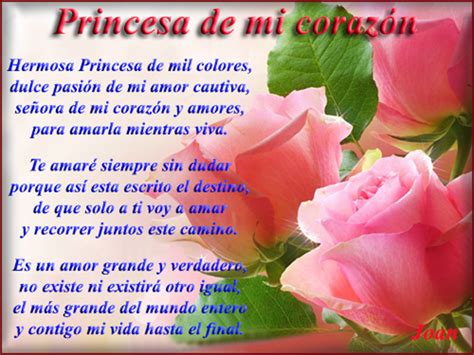 Eres Mi Princesa Hermosa Poema Imagui