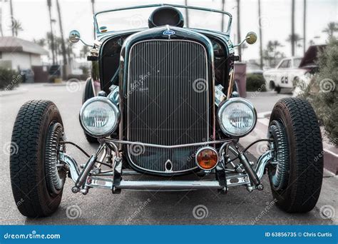 Custom Built Hot Rod At Show Editorial Image Image Of Muscle Coup