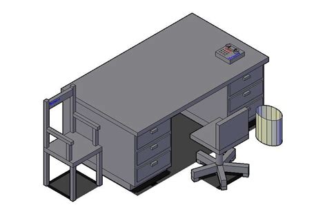 3d Furniture Design In Autocad File Cadbull