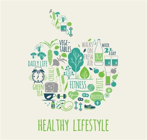 Healthy Lifestyle Vector Illustration 304007 Vector Art At Vecteezy