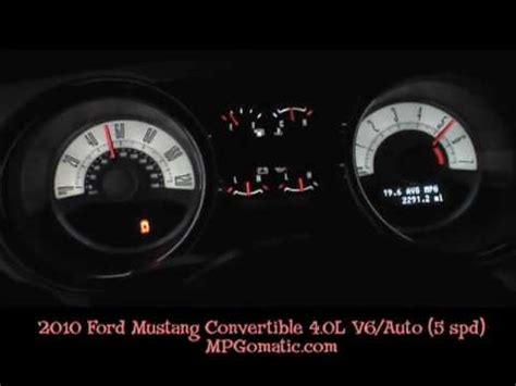 Select up to 3 trims below to compare some key specs and options for the 2010 ford mustang. 2010 Ford Mustang 4.0L V6 0-60 MPH - YouTube