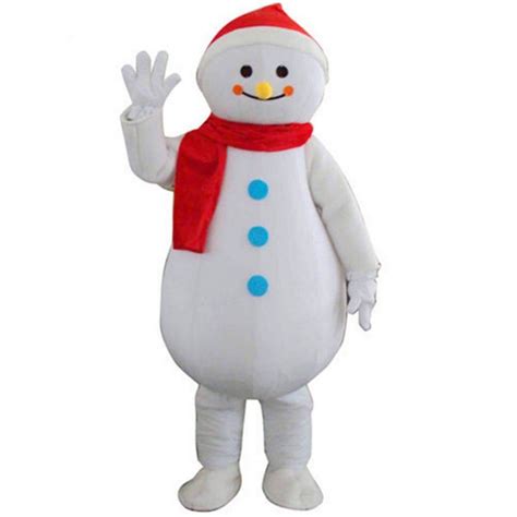 Christmas Snowman Mascot Costume Fancy Party Christmas Dress 1000