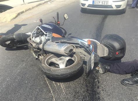 Another Motorcyclist Involved In Skidding Accident Due To Oil Spill